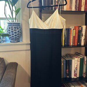 NWT Ann Taylor Black and White Cocktail Dress Size 10